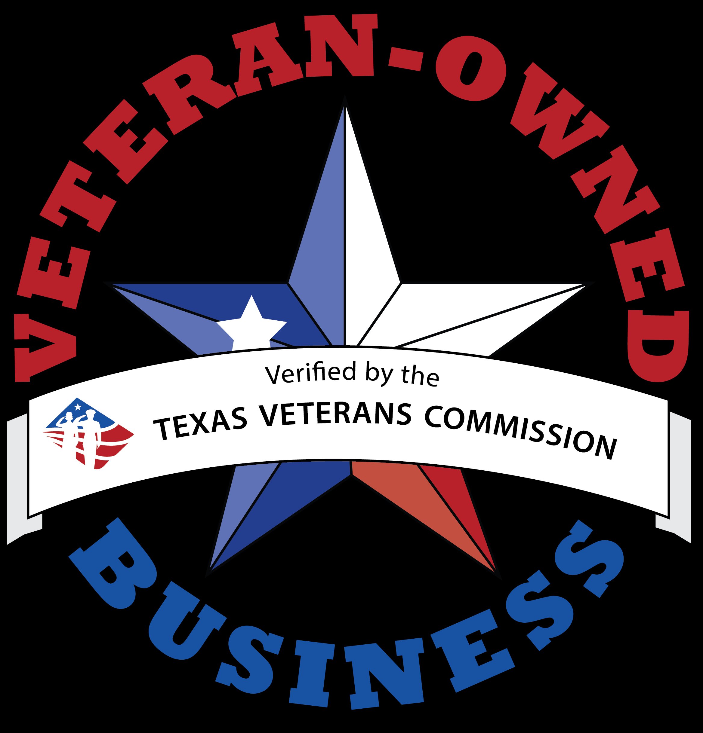 Texas Veterans Commission Veteran-Owned Business badge